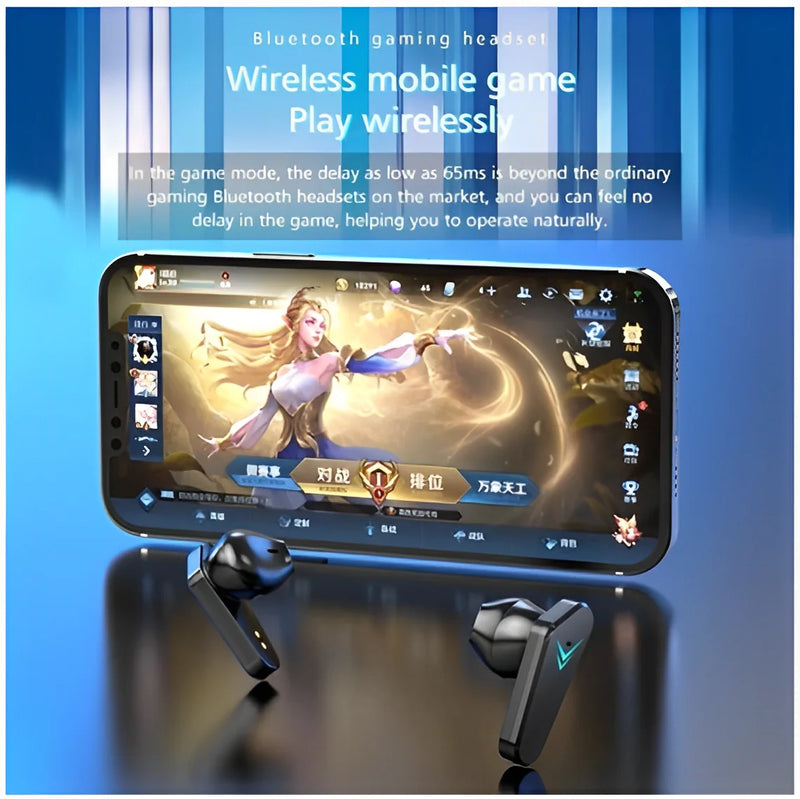 Fones gamer Bluetooth 5.0