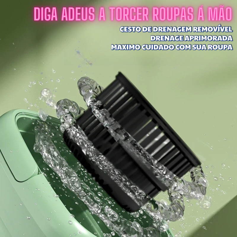 Mini Máquina de Lavar Portátil: Lave Onde Estiver!
